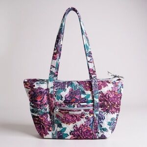 Vera Bradley Women's Tote Bag Neon Blooms Floral Multicolor Quilted NW/oT